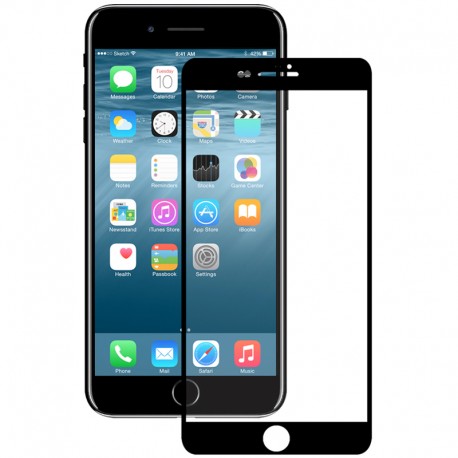 Protection écran verre trempé Eiger 3D GLASS Apple iPhone 7/8/6S/6 Plus Noir