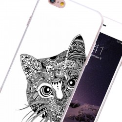 Coque rigide Chat Aztec Apple iPhone 6/6s Plus