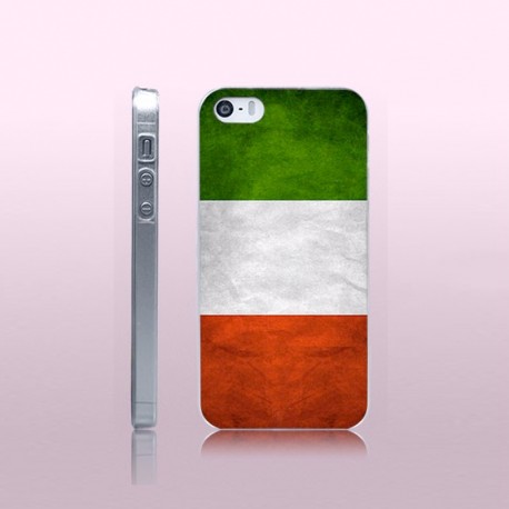 Coque rigide drapeau ITALIE Vintage Apple iPhone 5/5S/SE