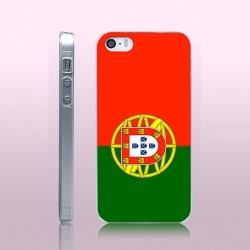 Coque rigide drapeau PORTUGAL Apple iPhone 5/5S/SE