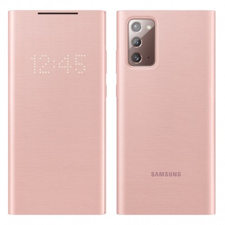 Etui folio Samsung Smart LED View EF-NN980 Samsung Galaxy Note 20/20 5G Rose (Mystic Bronze)
