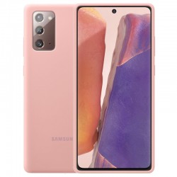 Coque silicone gel doux Samsung EF-PN980T Samsung Galaxy Note 20/20 5G