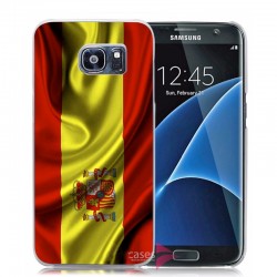 Coque rigide drapeau ESPAGNE Samsung Galaxy S7 Edge