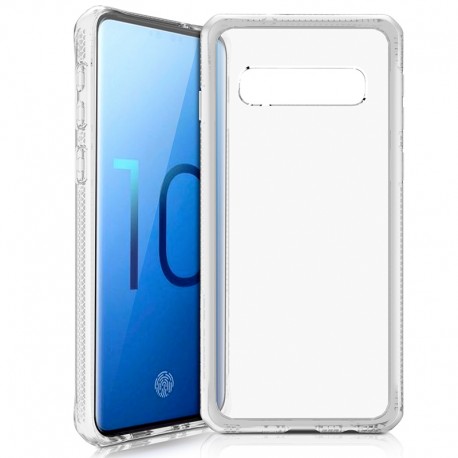 Coque rigide ITSKINS HYBRID FROST Samsung Galaxy S10 Clair (Transparente)