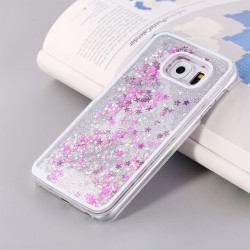 Coque Pailletée Quicksand Star Samsung Galaxy S6