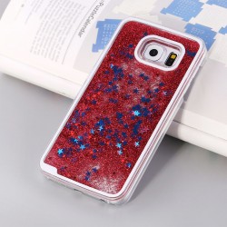 Coque Pailletée Quicksand Star Samsung Galaxy S6