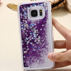 Coque Pailletée Quicksand Star Samsung Galaxy S6