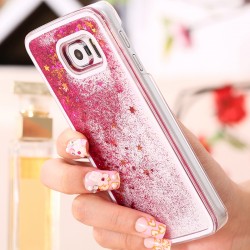Coque Pailletée Quicksand Star Samsung Galaxy S6
