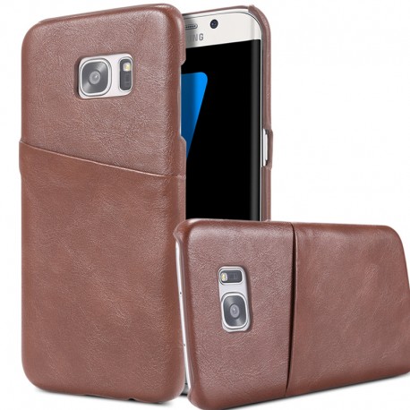 Coque VINTAGE COATED Samsung Galaxy S7 Edge Marron