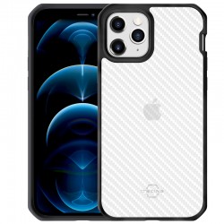 Itskins – iPhone 12 / iPhone 12 PRO Coque HYBRID TEX Noir