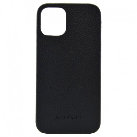 Coque cuir Mike Galeli LENNY Series Apple iPhone 12 Mini Noir