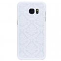 Coque rigide DAMASK FLORA Samsung Galaxy S7 Blanc