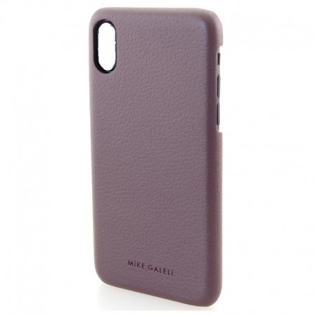 Coque cuir Mike Galeli LENNY Series Apple iPhone XR Bordeau