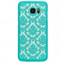 Coque rigide DAMASK FLORA Samsung Galaxy S7 Edge Vert