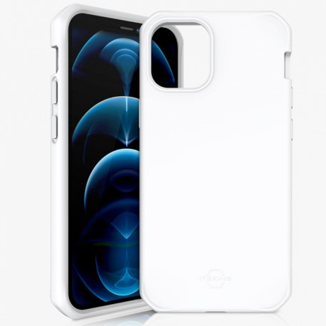 Coque rigide ITSKINS HYBRID SILK Apple iPhone 12 PRO MAX Blanc