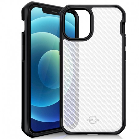 Coque rigide ITSKINS HYBRID TEX Apple iPhone 12 Mini Noir