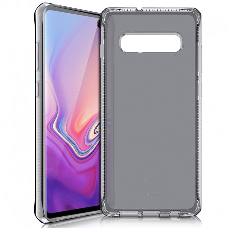 Coque souple ITSKINS Spectrum Clear Samsung Galaxy S10 Plus Noir