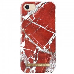 iDeal of Sweden – iPhone SE 2020/8/7/6S/6 Coque Scarlet Red Marble