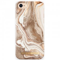 Coque rigide iDeal of Sweden Golden Marble Series Apple iPhone 7/8/6S/6/SE 2020