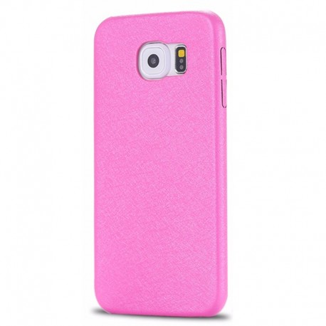 Coque SILK SKIN Samsung Galaxy S6 Rose