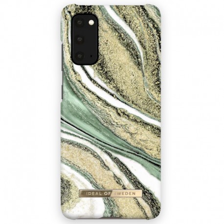 Coque rigide iDeal of Sweden Cosmic Swirl Samsung Galaxy S20/S20 5G Vert