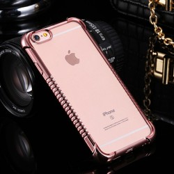 Coque silicone gel PLATING FRAME Apple iPhone 6/6S