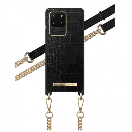 iDeal of Sweden - Galaxy S20 Ultra 5G Coque Jet Black Croco