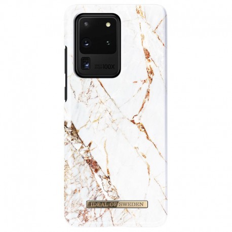 iDeal of Sweden - Galaxy S20 Ultra 5G Coque Carrara Gold