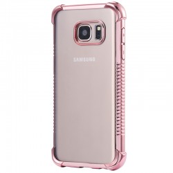 Coque silicone gel PLATING FRAME Samsung Galaxy S7 Edge