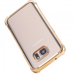 Coque silicone gel PLATING FRAME Samsung Galaxy S7 Edge