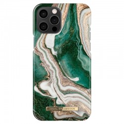 iDeal of Sweden - iPhone 12 PRO MAX Coque Golden Marble Vert (Golden Jade)