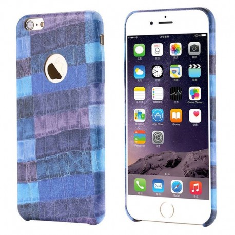Coque CROCO GRAIN Series Apple iPhone 6/6s Bleu