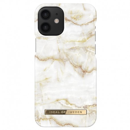 iDeal of Sweden - iPhone 12 Mini Coque Golden Pearl Marble