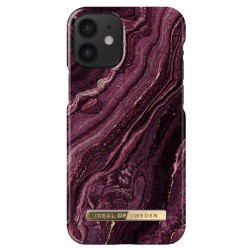 iDeal of Sweden - iPhone 12 Mini Coque Golden Plum Marble