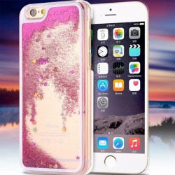 Coque Pailletée Quicksand Star Apple iPhone 6/6S Plus
