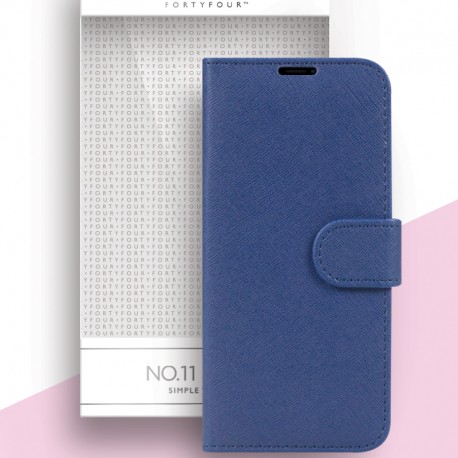 Etui folio FORTYFOUR No.11 Samsung Galaxy S21 Plus 5G Bleu