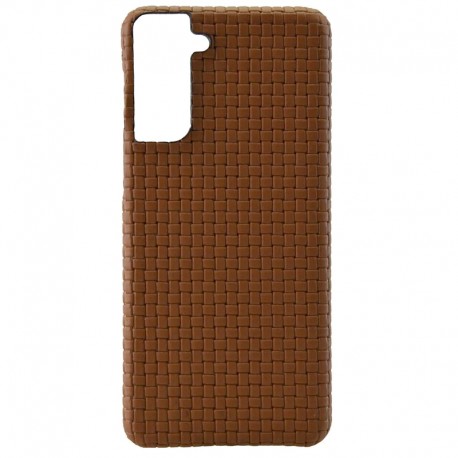 Coque cuir Mike Galeli GINO Series Samsung Galaxy S21 5G Marron