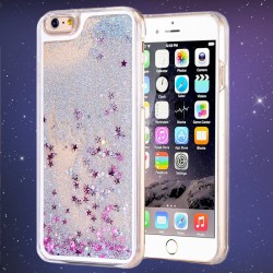 Coque Pailletée Quicksand Star Apple iPhone 6/6S Plus