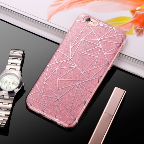 Coque POWDER GEOMETRY Apple iPhone 6/6S Plus Rose