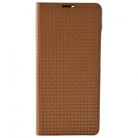 Etui cuir Mike Galeli ENZO Series Samsung Galaxy S21 Plus 5G Marron (Almond)