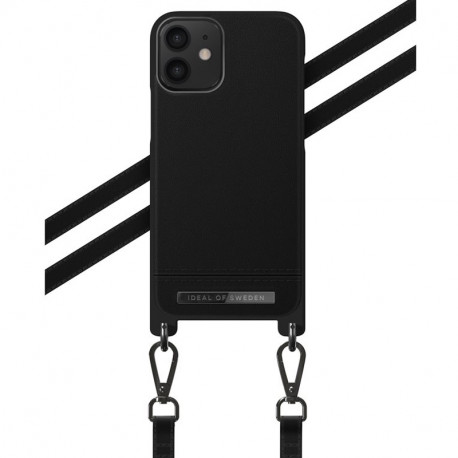 iDeal of Sweden - iPhone 12 Mini Coque Onyx Black bandoulière