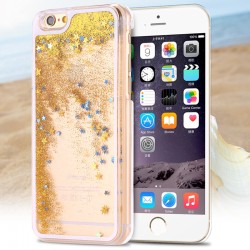 Coque Pailletée Quicksand Star Apple iPhone 6/6S Plus