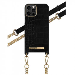 iDeal of Sweden - iPhone 12 / iPhone 12 PRO Coque Jet Black Croco