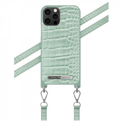 iDeal of Sweden - iPhone 12 / iPhone 12 PRO Coque Mint Croco bandoulière