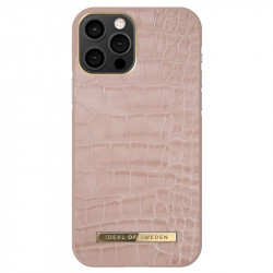 iDeal of Sweden - iPhone 12 / iPhone 12 PRO Coque Rose Croco
