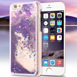 Coque Pailletée Quicksand Star Apple iPhone 6/6S Plus