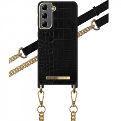 iDeal of Sweden - Galaxy S21 5G Coque Jet Black Croco bandoulière