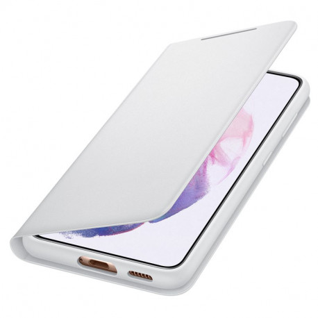 Etui folio Samsung Smart LED View EF-NG996 Samsung Galaxy S21 Plus 5G Gris (Argent)