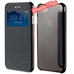 Étui folio ultra-fin à fenêtre Apple iPhone 7 Plus