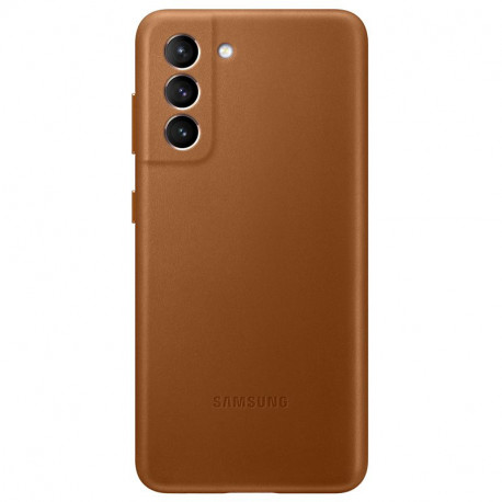 Coque cuir Samsung EF-VG996 Leather Samsung Galaxy S21 Plus 5G Marron (Brown)